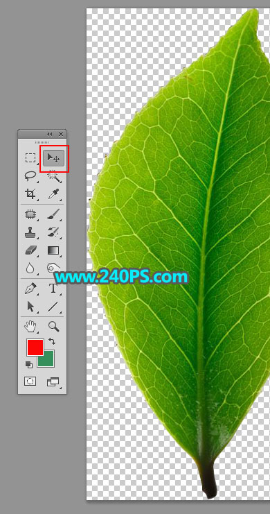 Photoshop合成创意的树叶中的茶山图片合成教程