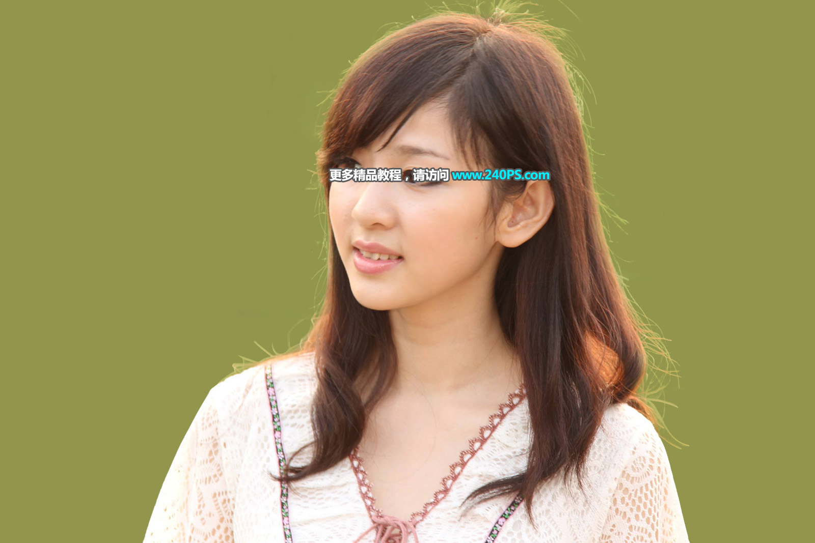 用PS通道快速抠出人物毛发效果的通道抠图教程