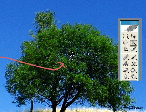 Photoshop合成乌云密布效果的草原照片制作教程