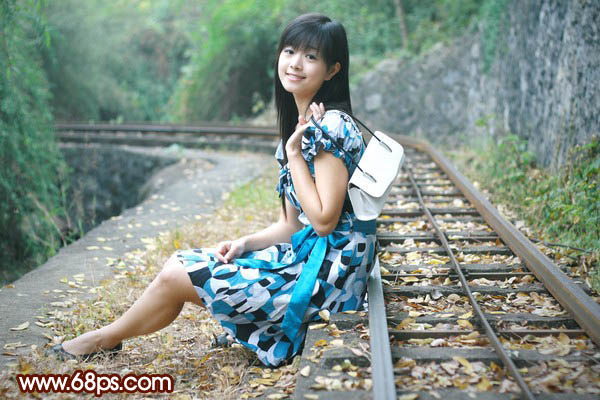 外景照片,PS调色调出鲜艳靓丽效果的外景人物照片