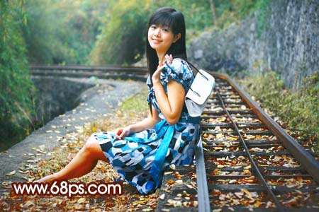 外景照片,PS调色调出鲜艳靓丽效果的外景人物照片