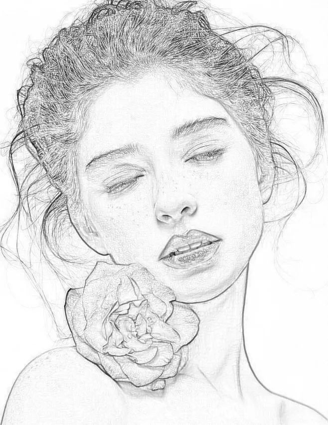 素描效果,使用PS把普通照片变成素描效果的教程