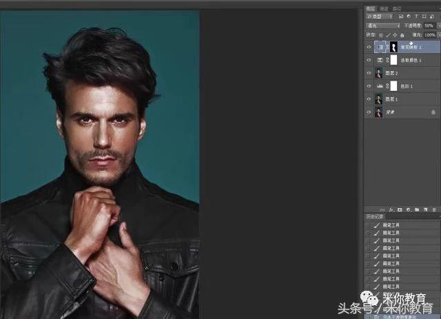 古铜色调,PS调出高质感古铜色调人像照片的调色教程