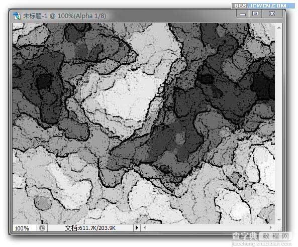 使用Photoshop滤镜制作残破的边框效果的图片处理教程