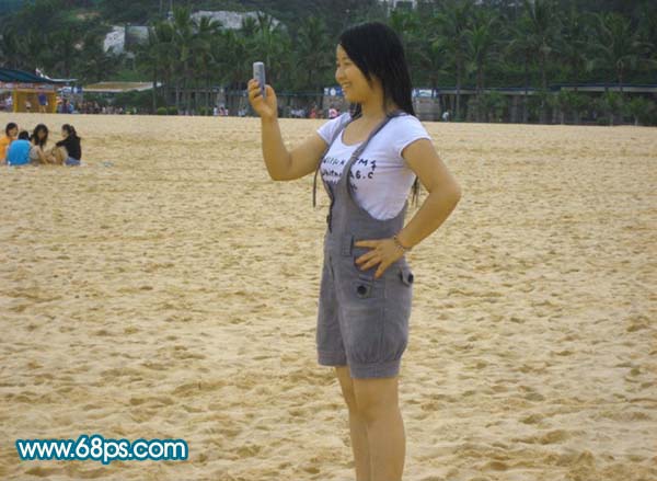 外景照片,PS调色调出流行色效果的外景照片