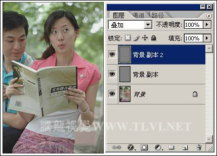 使用PhotoshopPS把偏灰模糊的人物照片变得明亮清晰