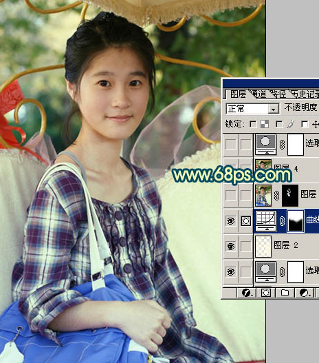 使用PS调色打造暖黄色调效果的外景人物照片教程