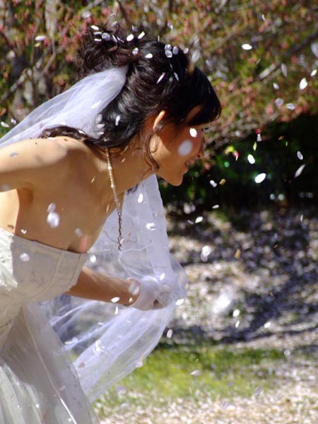 使用Photoshop调色打造梦幻艺术效果的唯美婚纱照片