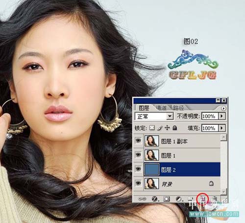 使用Photoshop图层给抠图给美女照片换背景的方法教程