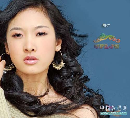 使用Photoshop图层给抠图给美女照片换背景的方法教程