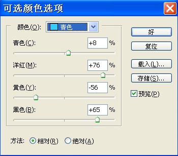 Photoshop调出青褐色非主流色调的外景人物照片美化教程