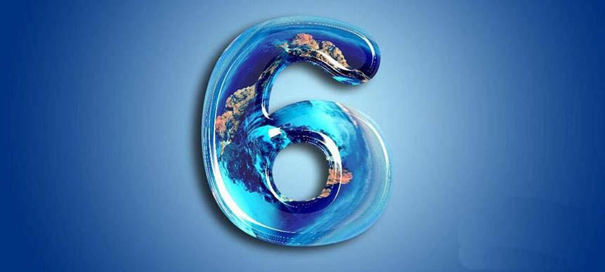 Photoshop制作水星球效果的艺术字体设计教程