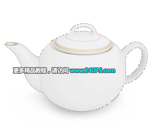 Photoshop合成土豆纹理的创意茶壶效果