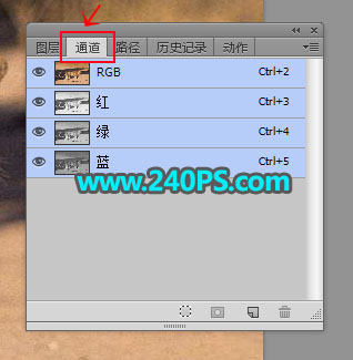 巧用Photoshop通道工具快速抠出豹子图像抠图教程