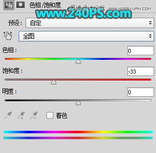 Photoshop调色调出青冷色效果的外景新娘婚纱照片