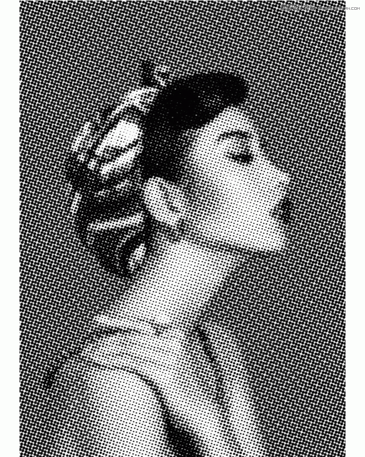 Photoshop制作金色特效的波普人像效果图片